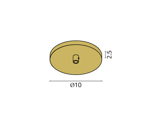 אלמנט R1: בסיס עגול ל-1 גופים